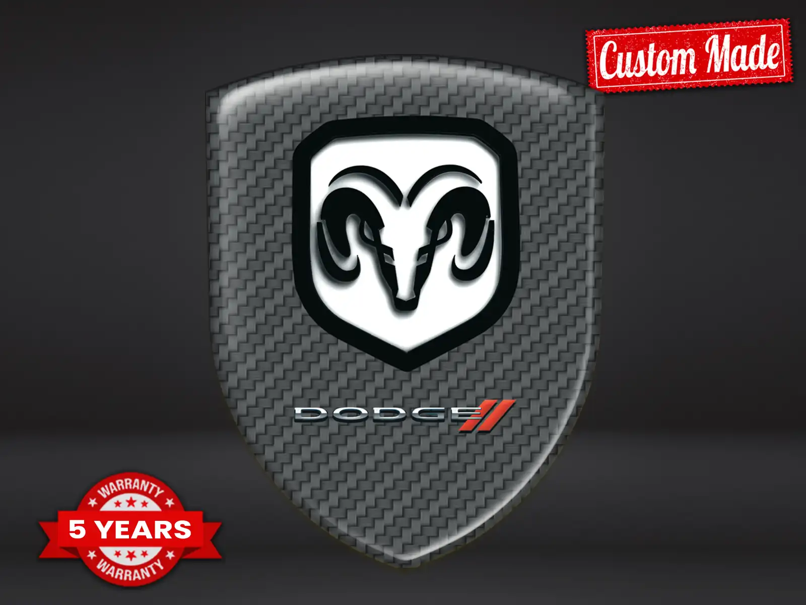 Dodge Emblème Auto Max Robuste Élégant Pro Performance
